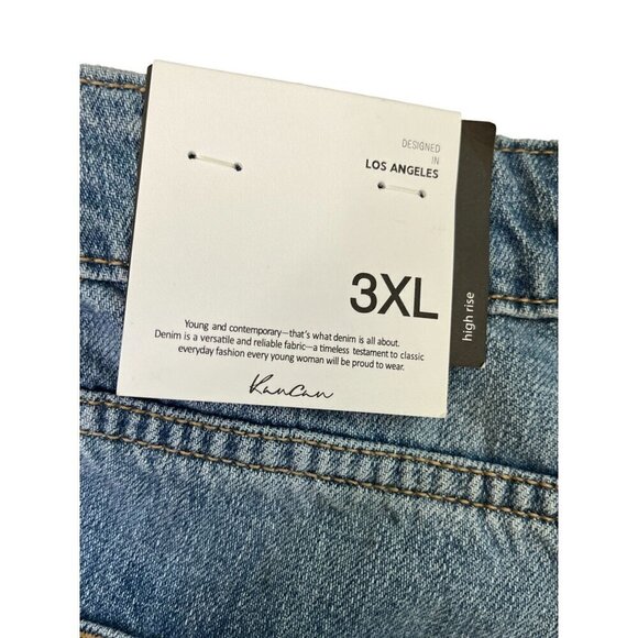 KanCan Estilo High-Rise Distressed Denim Shorts 3XL – NWT - Picture 6 of 10